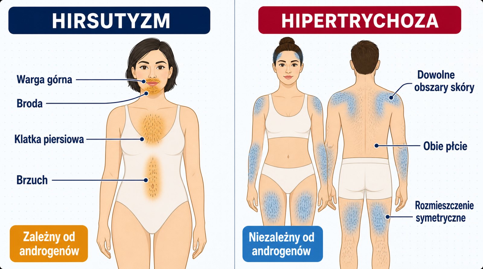 Hirsutyzm: nadmierne owłosienie u kobiet, przyczyny i leczenie